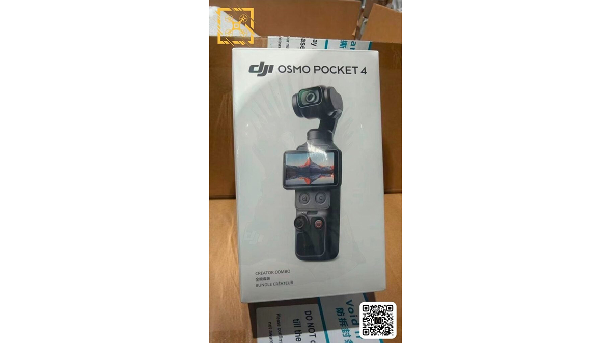 DJI Osmo Pocket 4 Pro lộ ảnh trên tay với camera kép